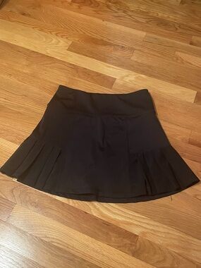 Black Athletic Tennis Skort